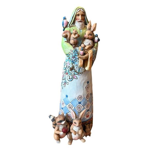 2006 Jim Shore Heartwood Creek LORD MAKE ME AN INSTRUMENT YOUR PEACE FIGURINE - Picture 1 of 8